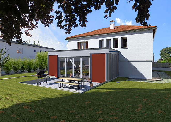 VUE 3D JARDIN 2