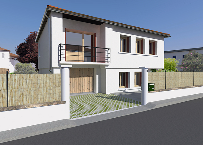 VUE 3D RUE
